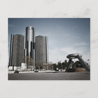 Carte Postale Centre-ville de Detroit