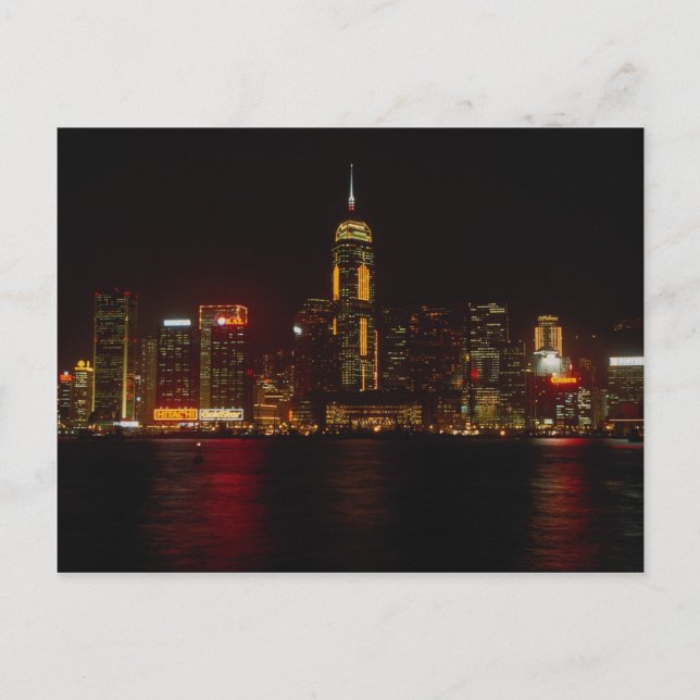 Carte Postale Centre-ville de Hong Kong de Kowloon (Devant)