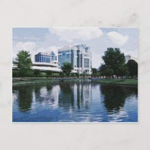 Carte Postale Centre-ville de Huntsville, Alabama