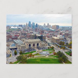 Carte Postale Centre-ville de Kansas City, Missouri, View