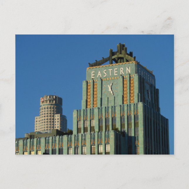 Carte Postale Centre-ville de Los Angeles (Devant)