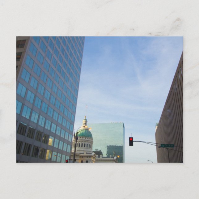 Carte Postale Centre-ville de St. Louis, Missouri (Devant)