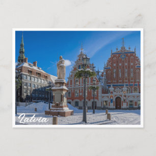 Carte Postale Centre-ville historique de Riga, Lettonie