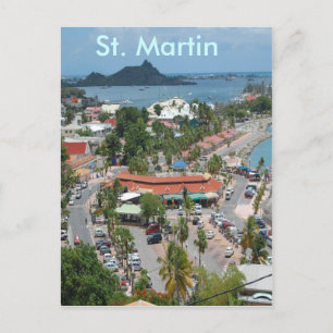 Carte Postale Centre-ville St Martin