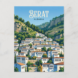 Carte Postale Centres historiques de Berat et Gjirokaster Albani