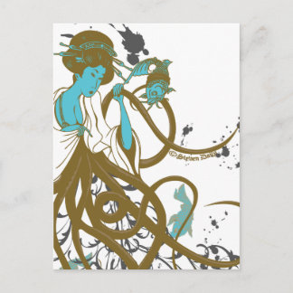 Carte Postale Cephalopod Sushi