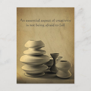 Carte Postale Céramique Poterie à vie fixe Carton de Charbon Cro