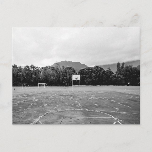 Carte Postale Cerceau de basketball (Devant)