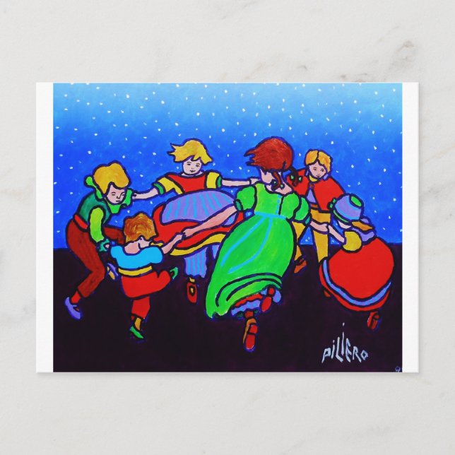 Carte Postale Cercle autour de la Rosie deux (Devant)