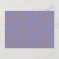 cercle bleu girly carré motif vertige