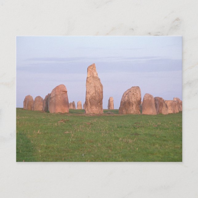 Carte Postale Cercle de pierre Ales Stenar (Devant)