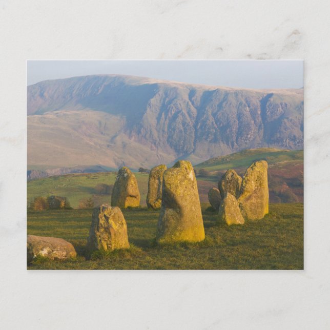 Carte Postale Cercle de pierres de Castlerigg, district des lacs (Devant)