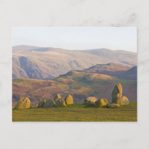 Carte Postale Cercle de pierres de Castlerigg, Lake District, Cu