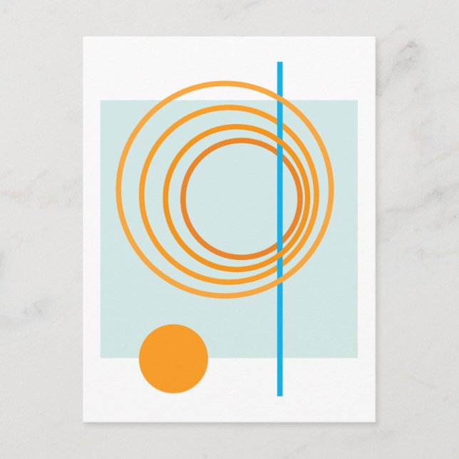 Carte Postale Cercle flottant 5 (Devant)