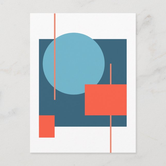 Carte Postale Cercle flottant 8 (Devant)