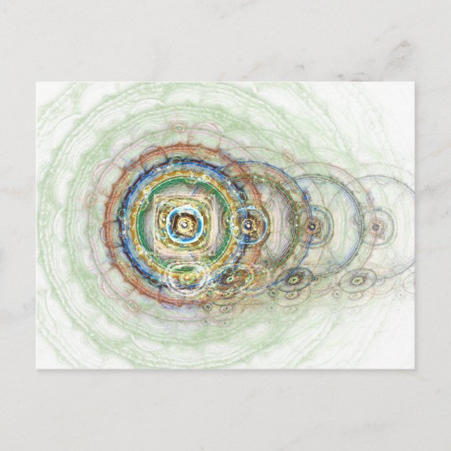 Carte Postale cercles (Devant)