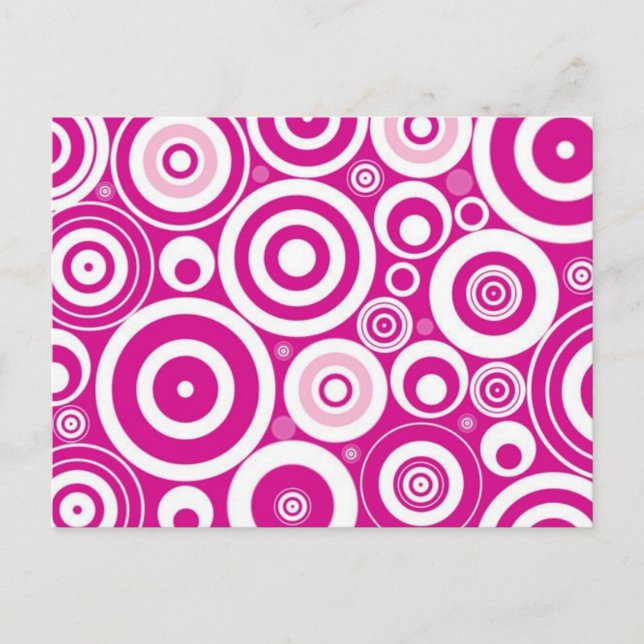 Carte postale Cercles (Devant)