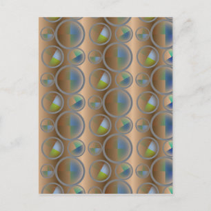 Carte Postale Cercles Abstraits