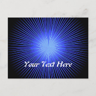 Carte Postale Cercles d'Esprit Bleu