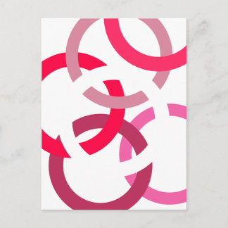 Carte Postale Cercles Enlacés