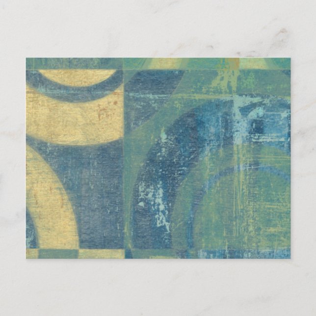 Carte Postale Cercles et panneaux multicolores (Devant)