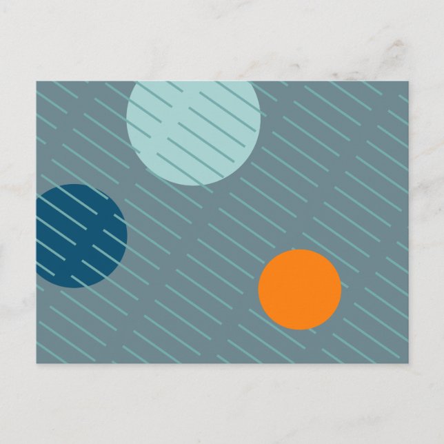 Carte Postale Cercles flottants 1 (Devant)