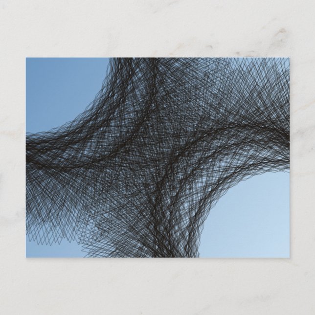 Carte Postale cercles sombres superposés (Devant)