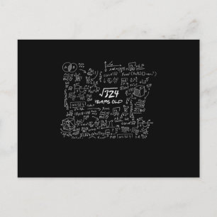 Carte Postale Cérébral 50e Anniversaire 50 Ans Mathématicien 32