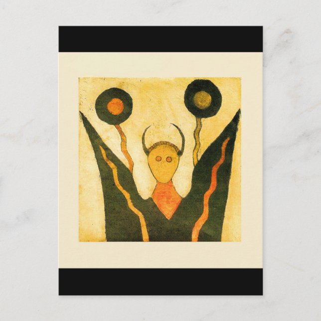 Carte Postale Cérémonie amérindienne de carré Hand Drum (Devant)