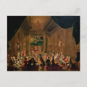 Carte Postale Cérémonie d'ouverture dans un masonic viennois