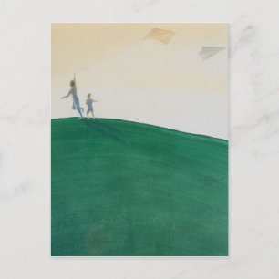 Carte Postale Cerf-volant pilotant 2000