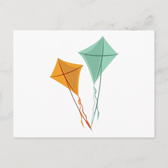 Carte Postale Cerfs-volants (Devant)