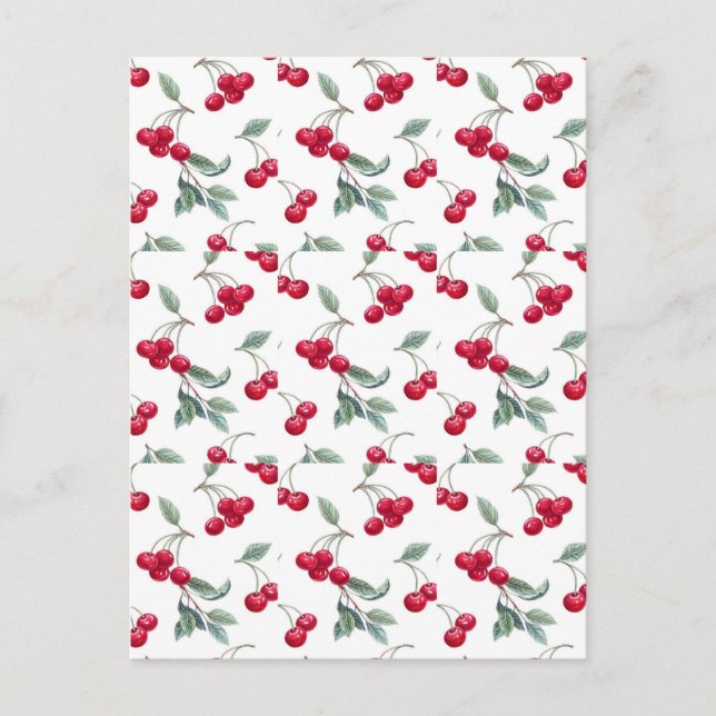 Carte Postale Cerises (Devant)