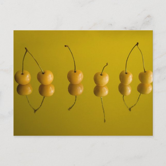 Carte Postale cerises jaunes_6 (Devant)