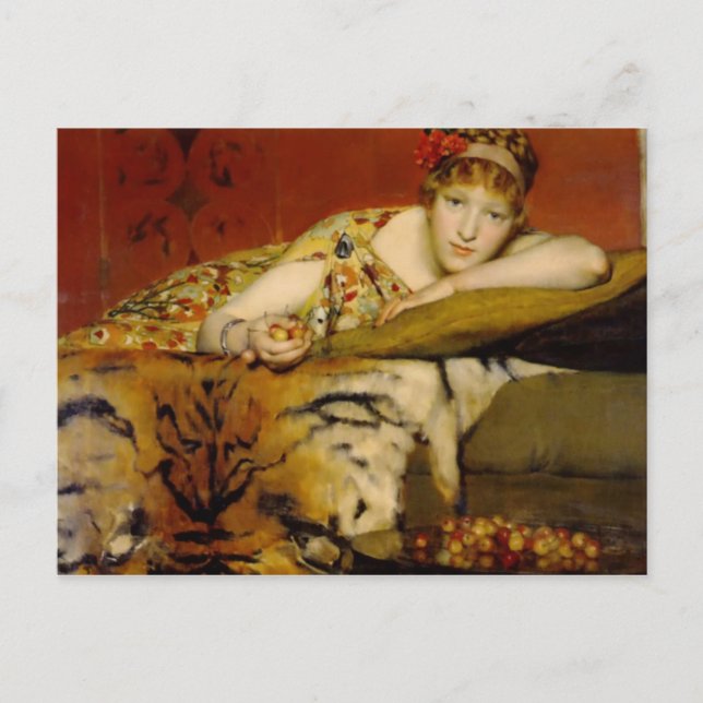 Carte Postale Cerises par Lawrence Alma-Tadema (Devant)
