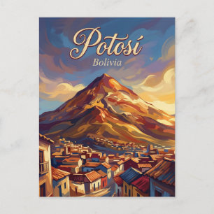 Carte Postale Cerro Rico Bolivie