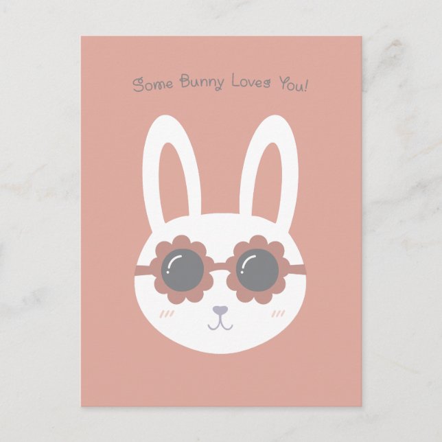Carte Postale Certains lapins t'aiment LB (Devant)