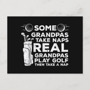 Carte Postale Certains papas prennent des siestes Véritable jeu