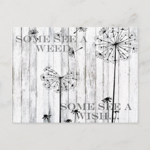 Carte Postale Certains Voient Une Mauvaise Herbe
