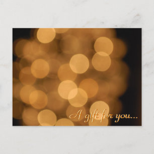 Carte Postale Certificat cadeau Vacances