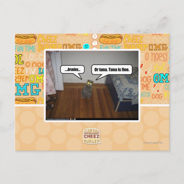 Carte Postale cerveau (Devant)