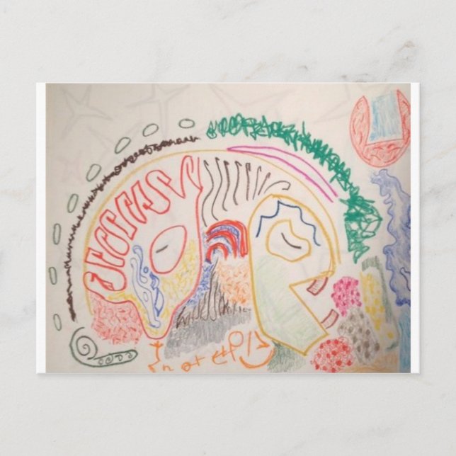 Carte Postale Cerveau (Devant)