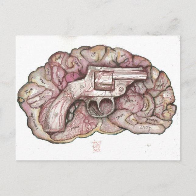 Carte Postale Cerveau d'arme (Devant)