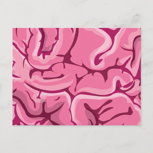 Carte Postale Cerveau de zombie (Devant)