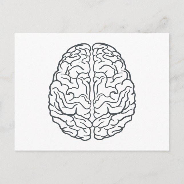 Carte Postale Cerveau humain (Devant)