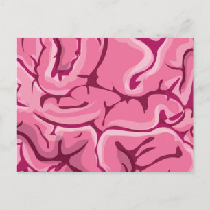 Carte Postale Cerveau Zombie