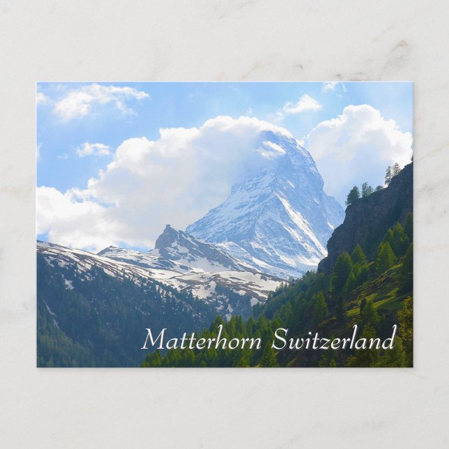 Carte Postale Cervin en Suisse (Devant)