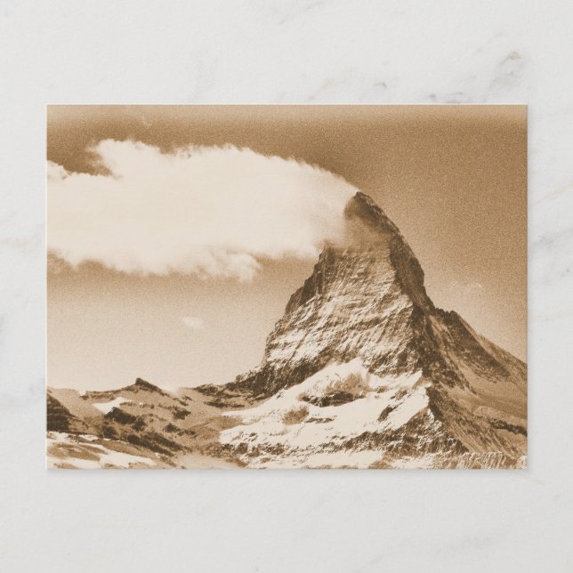 Carte postale Cervin. Zermatt en Suisse (Devant)