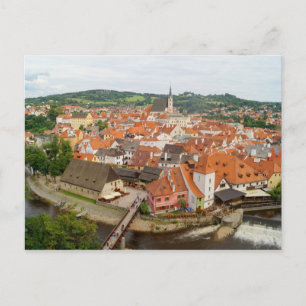 Carte Postale Český Krumlov Bohême du Sud République tchèque