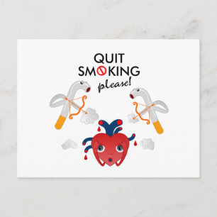 Carte Postale Cesser de fumer, s'il vous plaît campagne